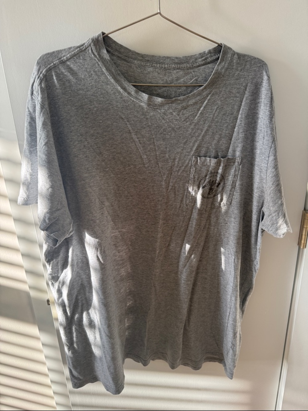 Southern Tide Gray Short Sleeve Pocket Tee